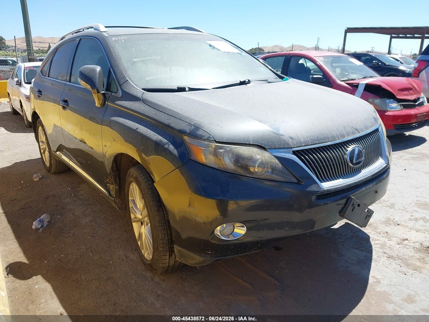 2011 Lexus Rx 450h VIN JTJBC1BA7B2041354 IAAI salvage auction — LEFT REAR, Salvage (California), sold $2,725 on 2026-07-23 (photo 1)