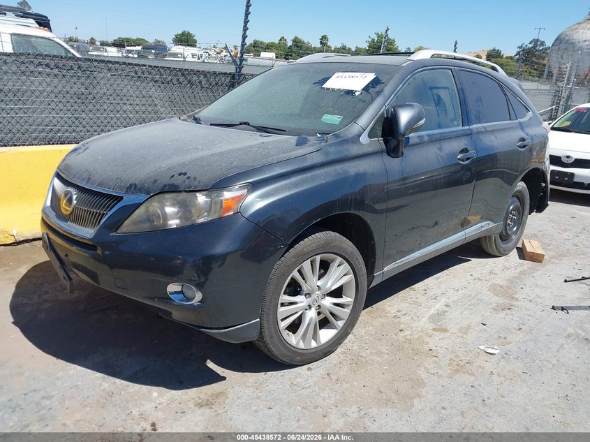 2011 Lexus Rx 450h VIN JTJBC1BA7B2041354 IAAI salvage auction — LEFT REAR, Salvage (California), sold $2,725 on 2026-07-23 (photo 2)