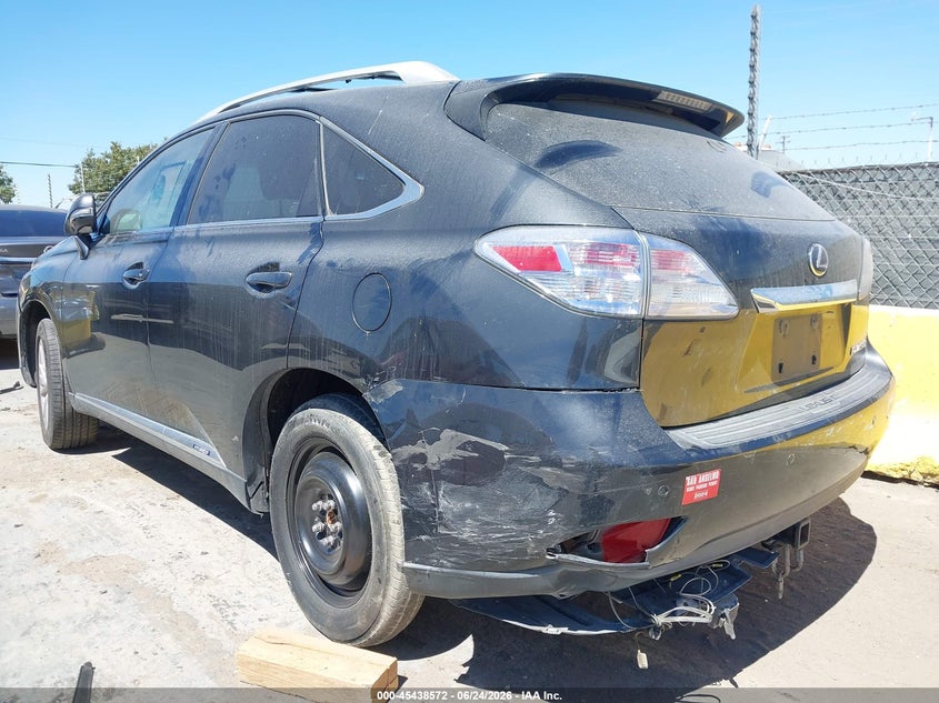 2011 Lexus Rx 450h VIN JTJBC1BA7B2041354 IAAI salvage auction — LEFT REAR, Salvage (California), sold $2,725 on 2026-07-23 (photo 6)