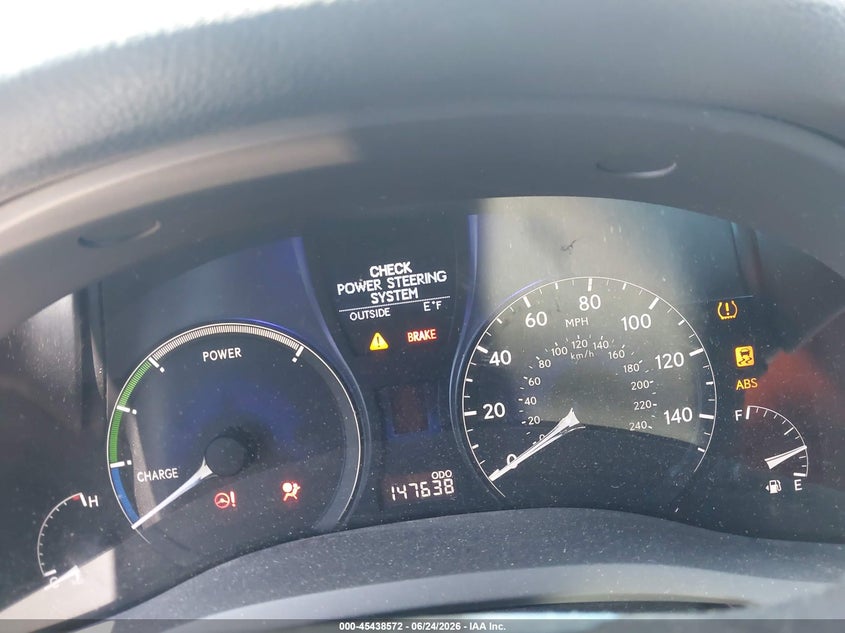 2011 Lexus Rx 450h VIN JTJBC1BA7B2041354 IAAI salvage auction — LEFT REAR, Salvage (California), sold $2,725 on 2026-07-23 (photo 7)