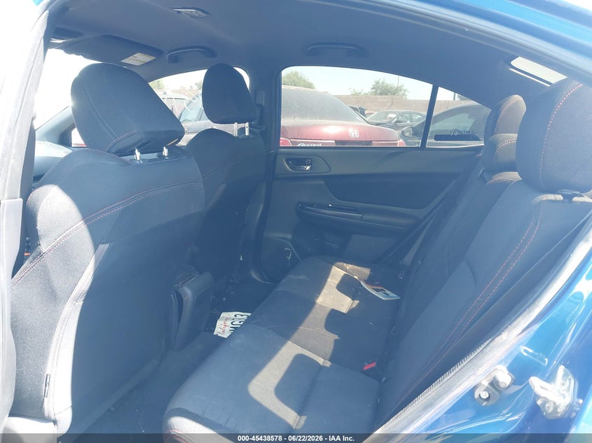 2019 Subaru Wrx VIN JF1VA1A66K9818204 IAAI salvage auction — FRONT END, Salvage Certificate (California), sold $25 on 2026-07-24 (photo 8)