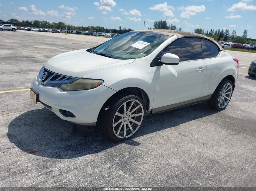 2011 Nissan Murano VIN JN8AZ1FYXBW002694 IAAI salvage auction — NORMAL WEAR, Clear (Florida), sold $375 on 2026-07-30 (photo 2)