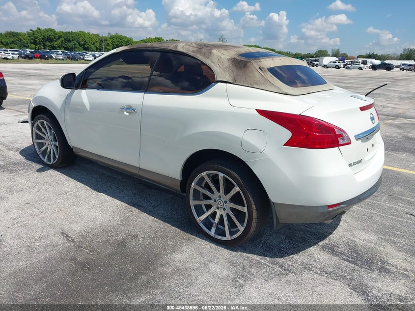 2011 Nissan Murano VIN JN8AZ1FYXBW002694 IAAI salvage auction — NORMAL WEAR, Clear (Florida), sold $375 on 2026-07-30 (photo 3)