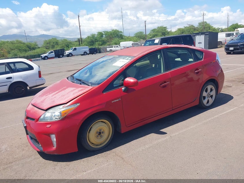 2012 Toyota Prius VIN JTDKN3DU0C5417411 IAAI salvage auction — NORMAL WEAR, Bill Of Sale (Hawaii), sold $25 on 2026-07-28 (photo 2)