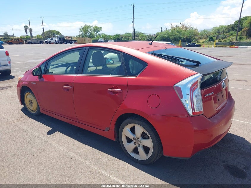 2012 Toyota Prius VIN JTDKN3DU0C5417411 IAAI salvage auction — NORMAL WEAR, Bill Of Sale (Hawaii), sold $25 on 2026-07-28 (photo 3)