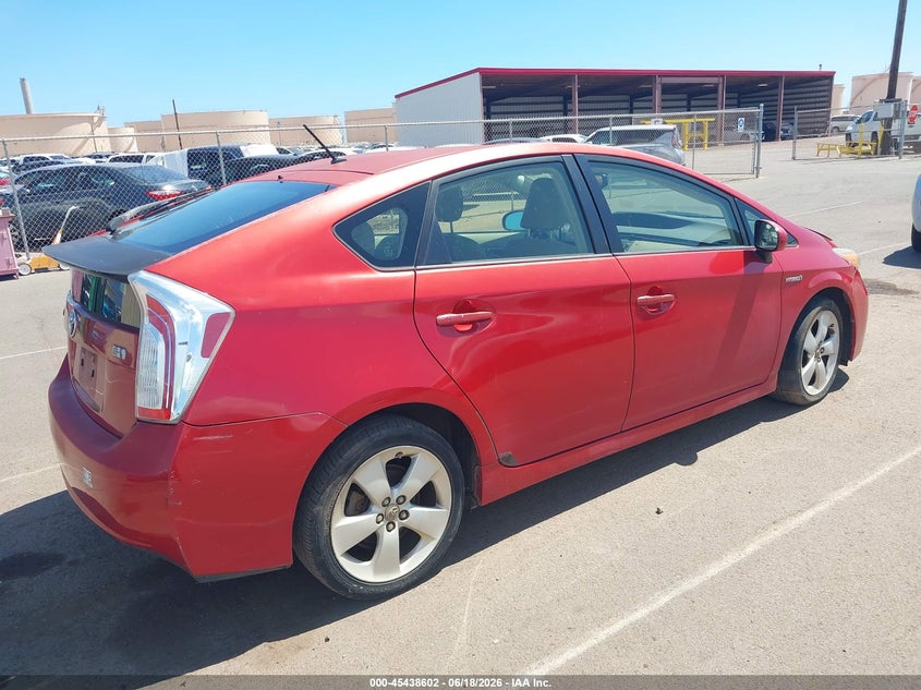 2012 Toyota Prius VIN JTDKN3DU0C5417411 IAAI salvage auction — NORMAL WEAR, Bill Of Sale (Hawaii), sold $25 on 2026-07-28 (photo 4)