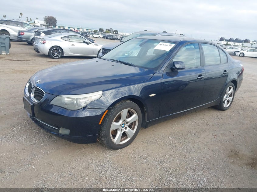 2008 BMW 5 series VIN WBANV93528CZ67672 IAAI salvage auction — NORMAL WEAR, Clear - Dealer Only (California), sold $325 on 2026-07-20 (photo 2)