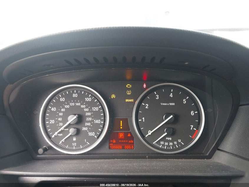 2008 BMW 5 series VIN WBANV93528CZ67672 IAAI salvage auction — NORMAL WEAR, Clear - Dealer Only (California), sold $325 on 2026-07-20 (photo 7)