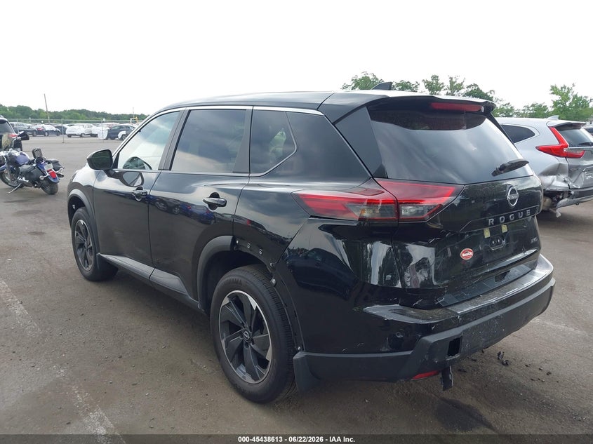 2025 Nissan Rogue VIN JN8BT3BB1SW149683 IAAI salvage auction — REAR END, Salvage (New Jersey), sold $25 on 2026-07-29 (photo 3)