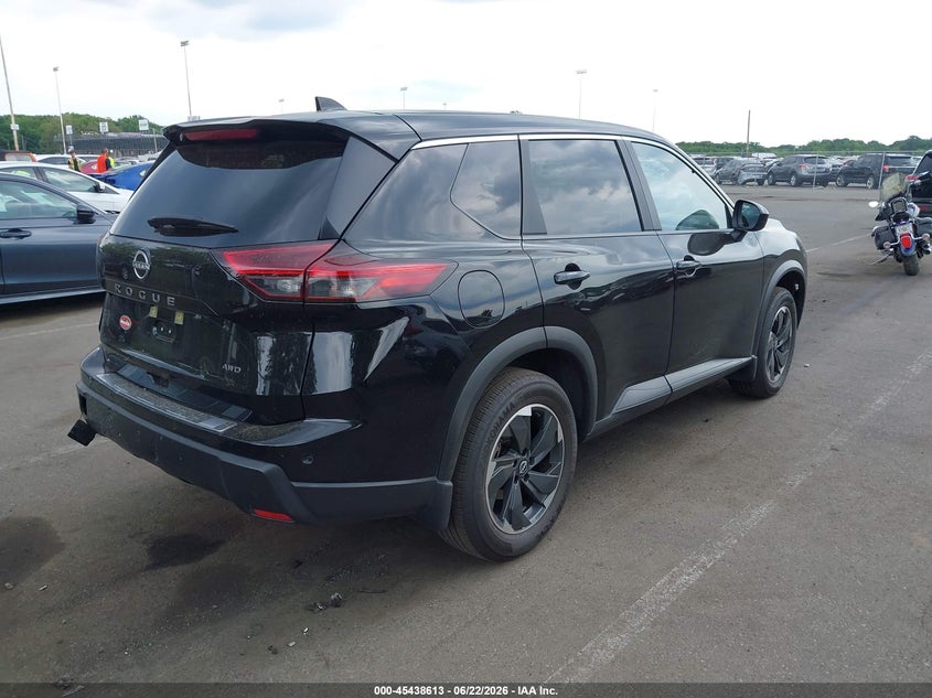 2025 Nissan Rogue VIN JN8BT3BB1SW149683 IAAI salvage auction — REAR END, Salvage (New Jersey), sold $25 on 2026-07-29 (photo 4)
