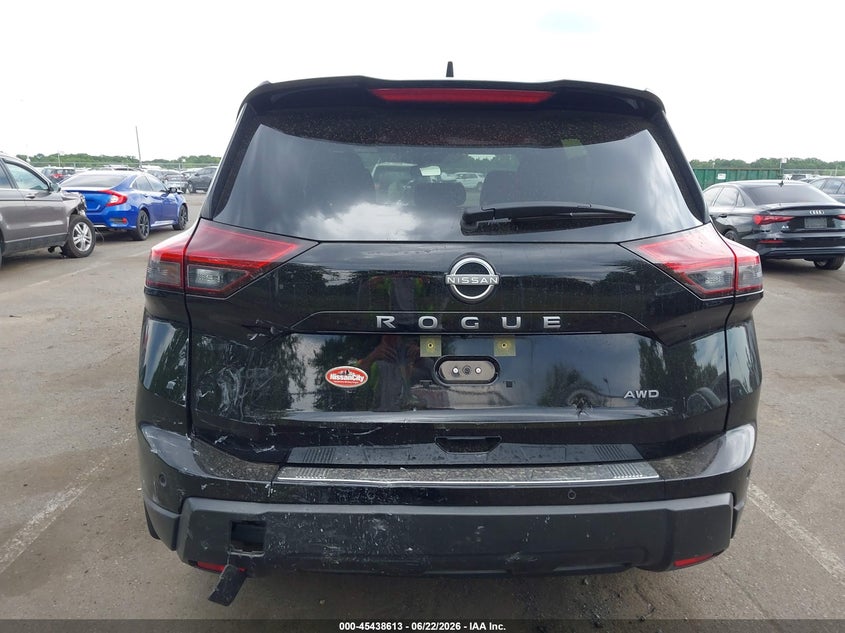 2025 Nissan Rogue VIN JN8BT3BB1SW149683 IAAI salvage auction — REAR END, Salvage (New Jersey), sold $25 on 2026-07-29 (photo 6)