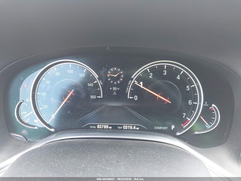 2016 BMW 7er VIN WBA7E2C57GG547011 IAAI salvage auction — RIGHT FRONT, Salvage Title, sold $8,800 on 2026-07-22 (photo 7)