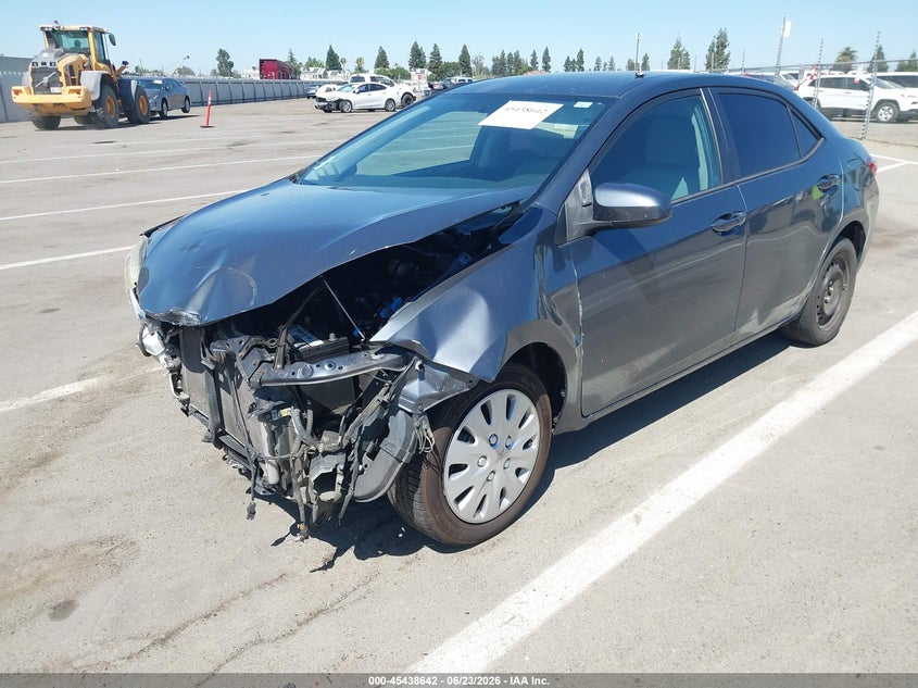 2016 Toyota Corolla VIN 5YFBURHE3GP502101 IAAI salvage auction — FRONT END, Salvage (California), sold $1,875 on 2026-07-14 (photo 2)
