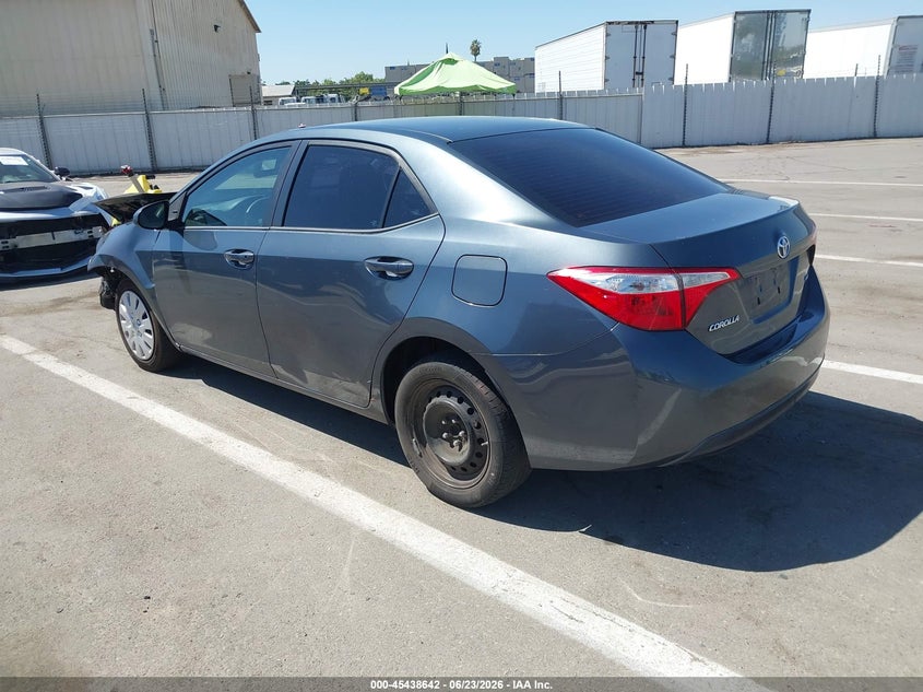 2016 Toyota Corolla VIN 5YFBURHE3GP502101 IAAI salvage auction — FRONT END, Salvage (California), sold $1,875 on 2026-07-14 (photo 3)