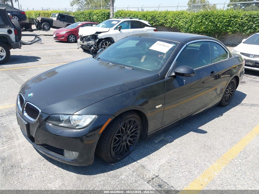 2008 BMW 3 series VIN WBAWL13518PX19210 IAAI salvage auction — LEFT FRONT, Salvage (California), sold $1,100 on 2026-07-10 (photo 2)