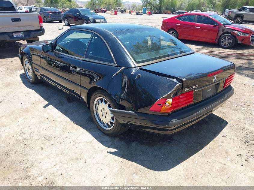 1998 Mercedes-benz Sl-klasse VIN WDBFA67F3WF157739 IAAI salvage auction — REAR END, Salvage (California), sold $1,550 on 2026-07-21 (photo 3)