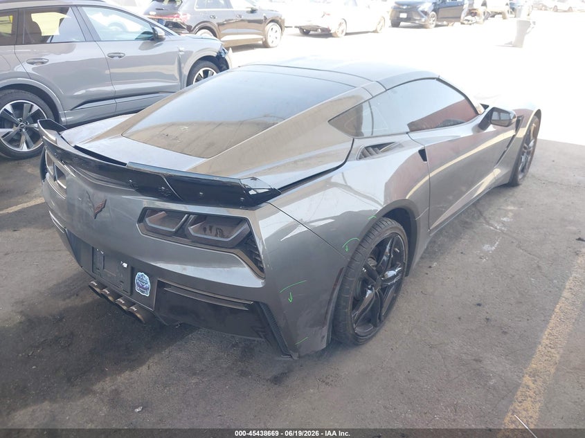 2016 Chevrolet Corvette VIN 1G1YD2D76G5118084 IAAI salvage auction — THEFT, Salvage Title, sold $18,300 on 2026-07-29 (photo 4)