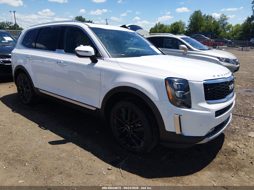 2022 Kia Telluride VIN 5XYP54HCXNG251311 IAAI salvage auction — SIDE, Salvage Title, sold $7,600 on 2026-07-29 (photo 1)