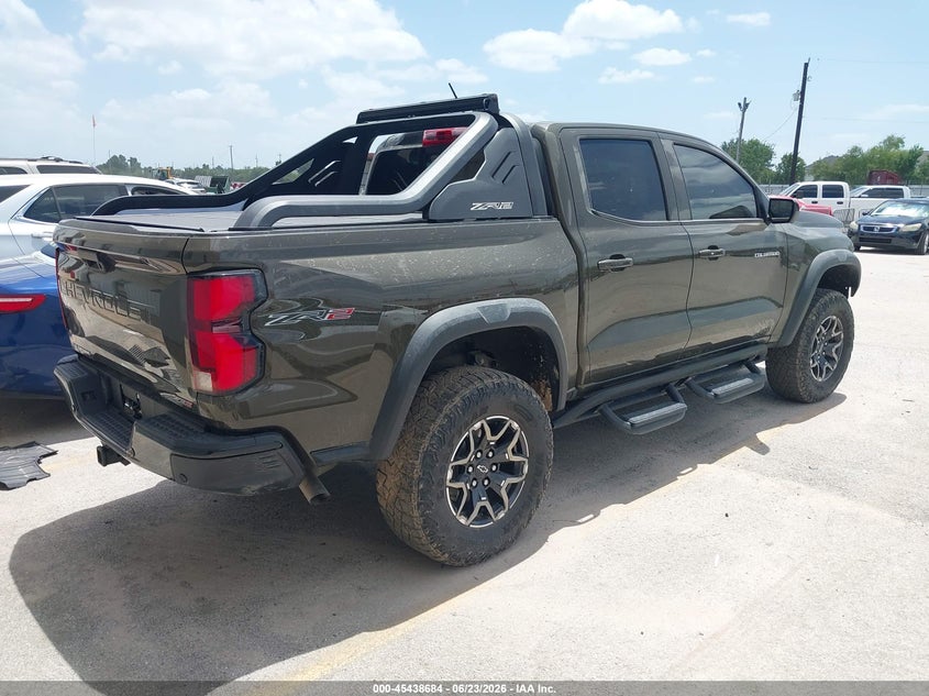 2023 Chevrolet Colorado VIN 1GCPTFEK1P1256056 IAAI salvage auction — WATER/FLOOD, Salvage Title, sold $10,300 on 2026-07-29 (photo 4)