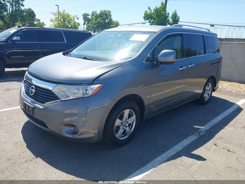 2016 Nissan Quest VIN JN8AE2KP8G9152601 IAAI salvage auction — NORMAL WEAR, Clear - Dealer Only (California), sold $750 on 2026-07-12 (photo 2)
