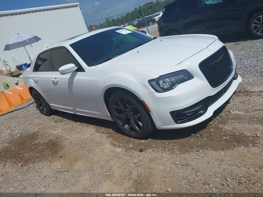2023 Chrysler 300 VIN 2C3CCABT6PH676867 IAAI salvage auction — WATER/FLOOD, Wait Title, sold $8,600 on 2026-08-21 (photo 1)