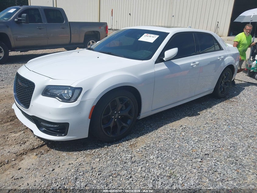 2023 Chrysler 300 VIN 2C3CCABT6PH676867 IAAI salvage auction — WATER/FLOOD, Wait Title, sold $8,600 on 2026-08-21 (photo 2)