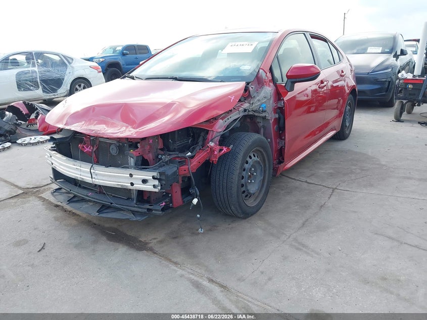 2021 Toyota Corolla VIN JTDEPMAE4MJ124629 IAAI salvage auction — LEFT FRONT, Original (Texas), sold $3,050 on 2026-07-28 (photo 2)