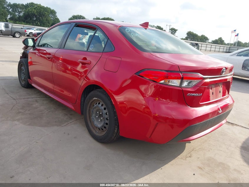 2021 Toyota Corolla VIN JTDEPMAE4MJ124629 IAAI salvage auction — LEFT FRONT, Original (Texas), sold $3,050 on 2026-07-28 (photo 3)