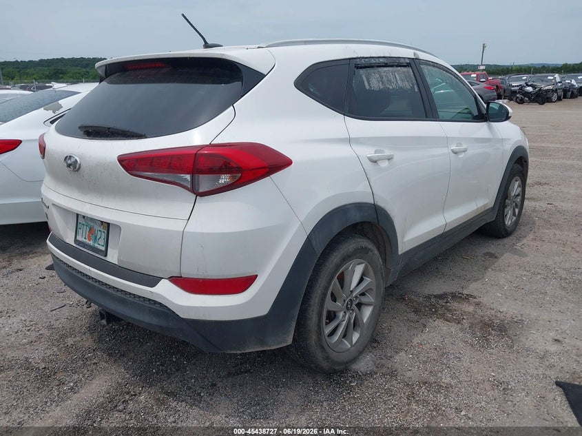 2016 Hyundai Tucson VIN KM8J33A47GU226985 IAAI salvage auction — NORMAL WEAR, Clear (Florida), sold $1,600 on 2026-07-21 (photo 4)