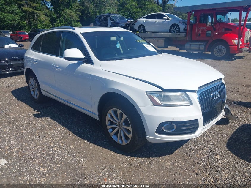 2016 Audi Q5 VIN WA1L2AFP7GA149005 IAAI salvage auction — LEFT FRONT, Mv-907A (New York), sold $1,975 on 2026-07-07 (photo 1)