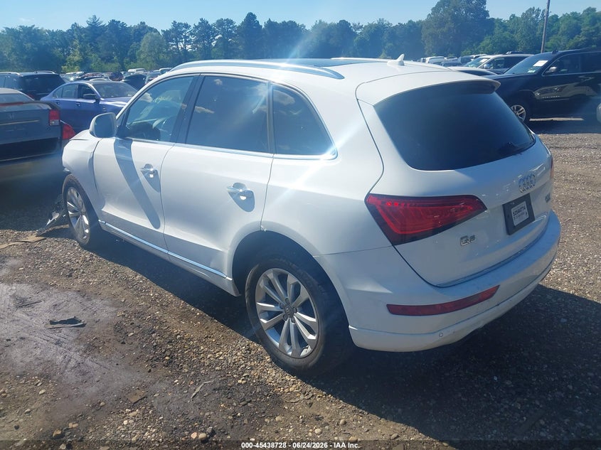 2016 Audi Q5 VIN WA1L2AFP7GA149005 IAAI salvage auction — LEFT FRONT, Mv-907A (New York), sold $1,975 on 2026-07-07 (photo 3)