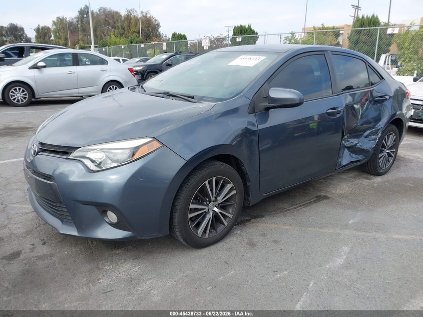 2016 Toyota Corolla VIN 5YFBURHE2GP541729 IAAI salvage auction — SIDE, Salvage Title, sold $2,400 on 2026-07-30 (photo 2)