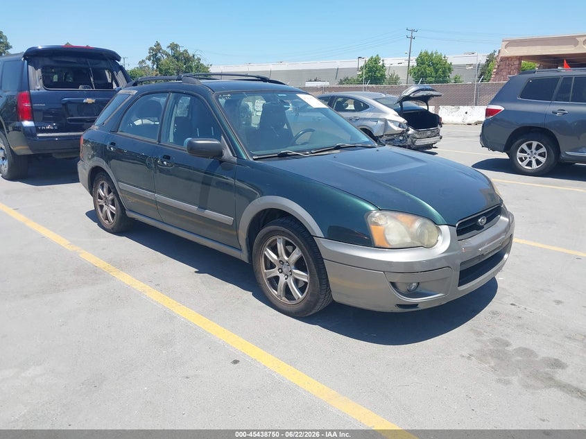 2005 Subaru Impreza VIN JF1GG68565H805688 IAAI salvage auction — LEFT SIDE, Salvage (California), sold $300 on 2026-07-06 (photo 1)