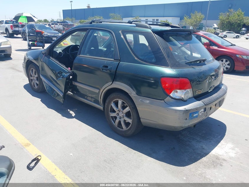 2005 Subaru Impreza VIN JF1GG68565H805688 IAAI salvage auction — LEFT SIDE, Salvage (California), sold $300 on 2026-07-06 (photo 3)