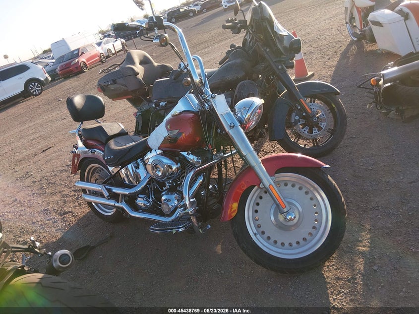 2008 Harley-davidson Flstf VIN 1HD1BX5118Y021394 IAAI salvage auction — LEFT & RIGHT, Salvage (Arizona), sold $1,800 on 2026-07-08 (photo 1)