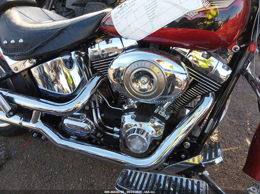 2008 Harley-davidson Flstf VIN 1HD1BX5118Y021394 IAAI salvage auction — LEFT & RIGHT, Salvage (Arizona), sold $1,800 on 2026-07-08 (photo 8)