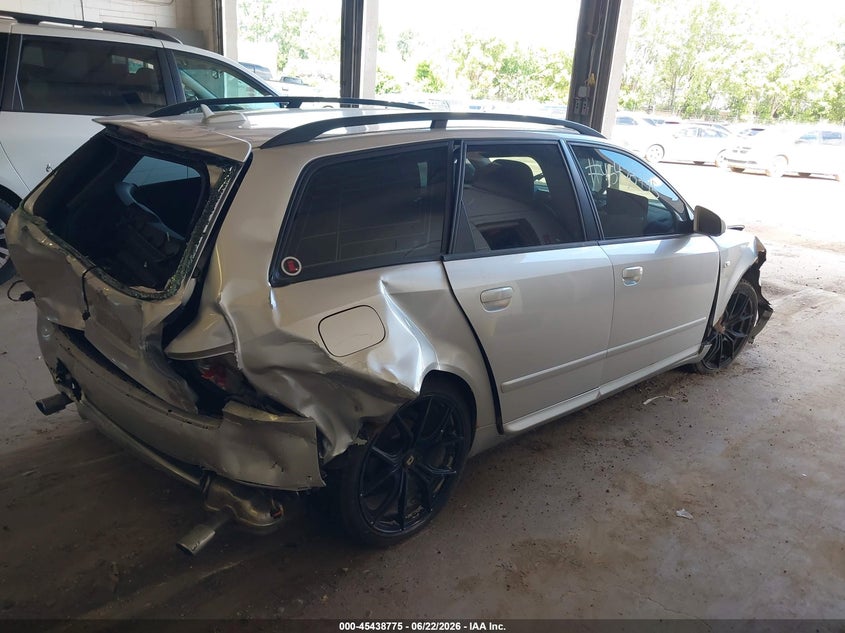 2005 Audi A4 VIN WAUVC68E25A011418 IAAI salvage auction — LEFT & RIGHT, Parts Only Bos (Minnesota), sold $225 on 2026-07-15 (photo 4)