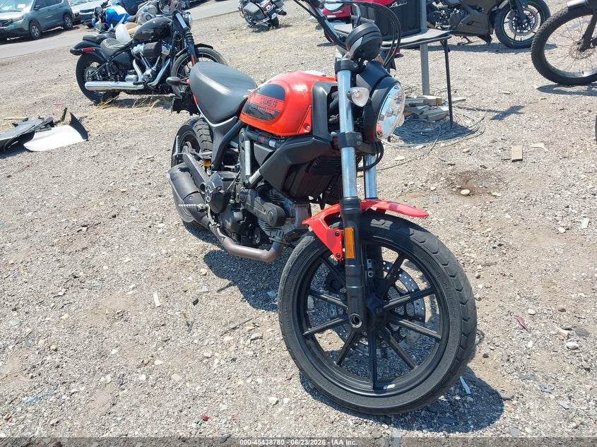 2016 Ducati Scrambler VIN ML015AXG5GT000079 IAAI salvage auction — RIGHT SIDE, Salvage (Utah), sold $600 on 2026-08-25 (photo 1)