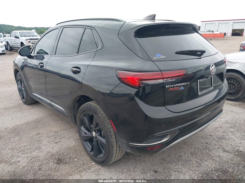 2021 Buick Envision VIN LRBFZNR48MD055649 IAAI salvage auction — HAIL, Salvage (Oklahoma), sold $3,100 on 2026-07-28 (photo 3)