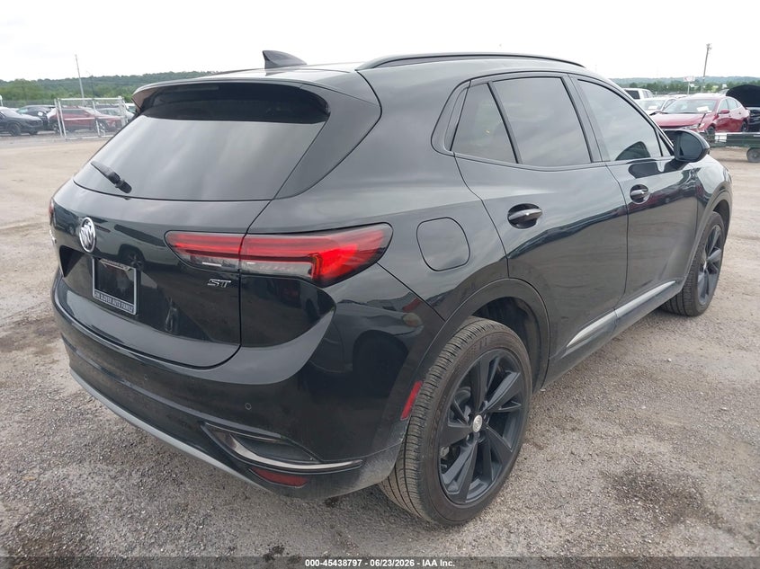 2021 Buick Envision VIN LRBFZNR48MD055649 IAAI salvage auction — HAIL, Salvage (Oklahoma), sold $3,100 on 2026-07-28 (photo 4)