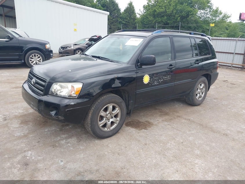 2004 Toyota Highlander VIN JTEGP21A440039365 IAAI salvage auction — NORMAL WEAR, Clear - Public Restricted (Oklahoma), sold $725 on 2026-07-15 (photo 2)