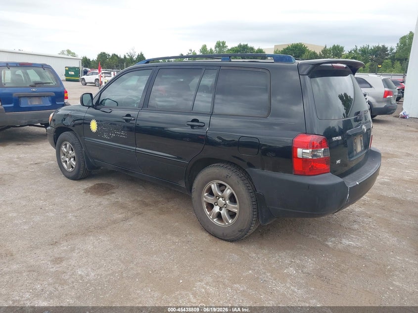 2004 Toyota Highlander VIN JTEGP21A440039365 IAAI salvage auction — NORMAL WEAR, Clear - Public Restricted (Oklahoma), sold $725 on 2026-07-15 (photo 3)