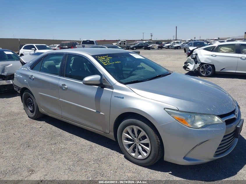 2016 Toyota Camry VIN 4T1BD1FK1GU199196 IAAI salvage auction — REAR END, Salvage (California), sold $1,950 on 2026-07-18 (photo 1)
