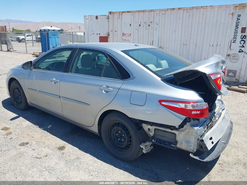 2016 Toyota Camry VIN 4T1BD1FK1GU199196 IAAI salvage auction — REAR END, Salvage (California), sold $1,950 on 2026-07-18 (photo 3)