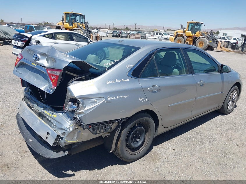 2016 Toyota Camry VIN 4T1BD1FK1GU199196 IAAI salvage auction — REAR END, Salvage (California), sold $1,950 on 2026-07-18 (photo 4)