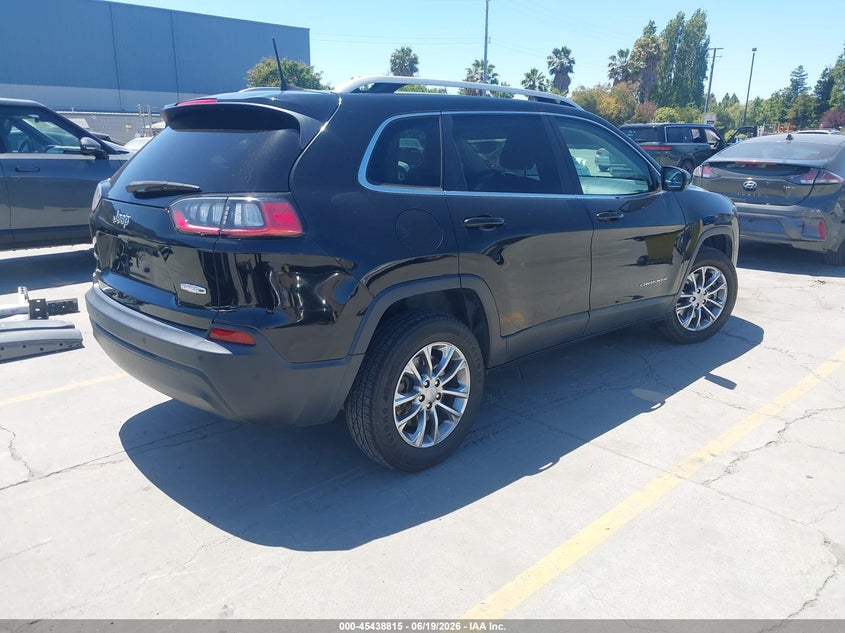 2020 Jeep Cherokee VIN 1C4PJMLB5LD626222 IAAI salvage auction — LEFT FRONT, Salvage (California), sold $4,450 on 2026-07-09 (photo 4)