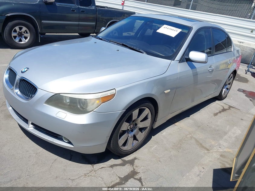 2004 BMW 5 series VIN WBANA73524B061103 IAAI salvage auction — REAR END, Salvage (California), sold $1,000 on 2026-07-15 (photo 2)