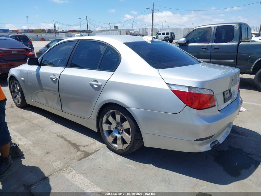 2004 BMW 5 series VIN WBANA73524B061103 IAAI salvage auction — REAR END, Salvage (California), sold $1,000 on 2026-07-15 (photo 3)