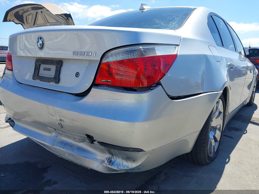 2004 BMW 5 series VIN WBANA73524B061103 IAAI salvage auction — REAR END, Salvage (California), sold $1,000 on 2026-07-15 (photo 6)