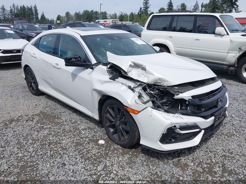 2020 Honda Civic VIN SHHFK7H61LU420358 IAAI salvage auction — RIGHT FRONT, Salvage Title, sold $7,900 on 2026-07-29 (photo 1)